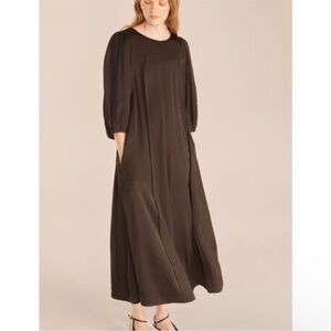 Rebecca Taylor open back satin like dress